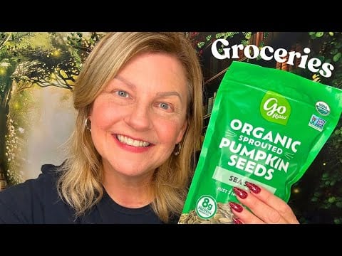 ASMR | Super Tingly Grocery Haul Featuring New Items & Taste Test with Ruby Red Long Nails 💕🥰✨