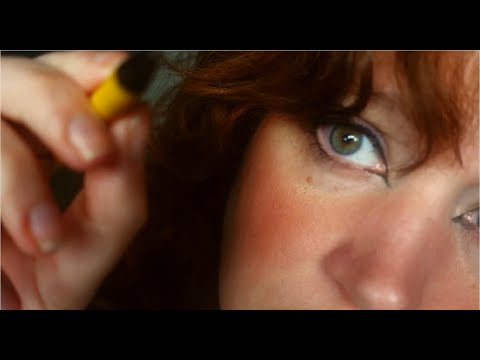 ASMR no personal space and playing with your face(inaudible, mouth sounds, writing, measuring& more)