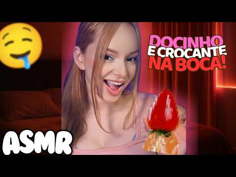VOCÊ AGUENTA ATÉ O FINAL? Morango, beijos e ASMR 💗