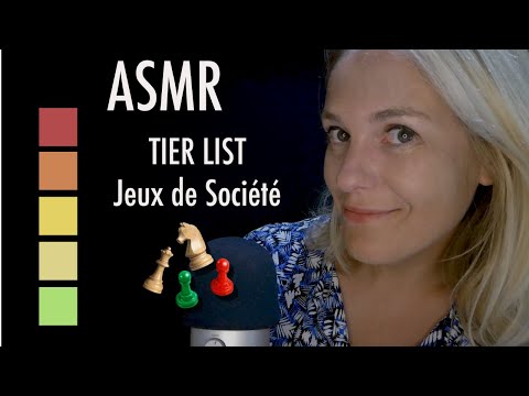 ASMR FR 🎲 Tier list jeux de société ! (un brin nostalgique j'avoue) ♟️