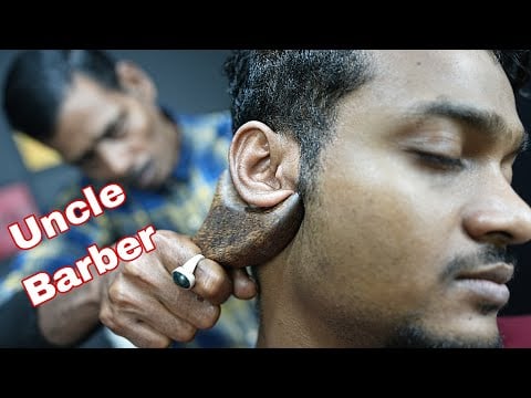 Old School Style Head Massage By Our Uncle Barber | ASMR Head Massage With Neck Cracking | Insomnia