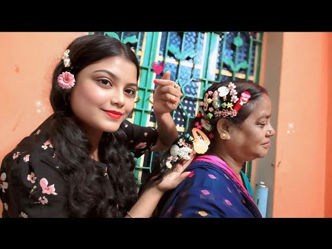 ASMR Playing With My Grandmother Hair | Relaxing Hair Clipping 😍✨