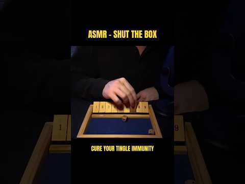 shut the box asmr 😴💤 | tingles for people with asmr immunity #asmr #asmrshorts #asmrsounds