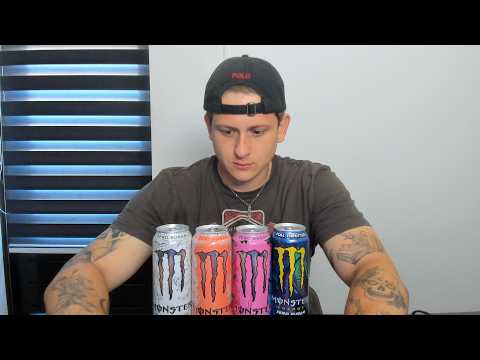 ASMR drinking MONSTER ENERGY before i head into work