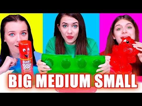 ASMR Big, Medium and Small Plate Challenge | Best Compilation by LiliBu