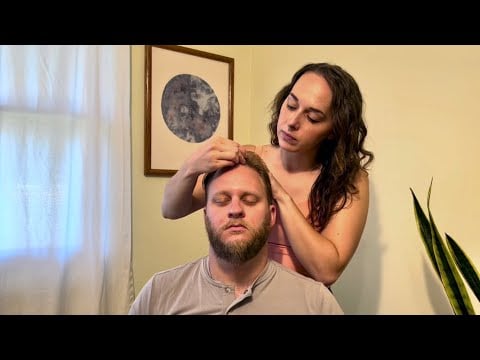 Real Person ASMR Indian Head Massage