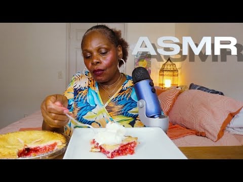 Krogers Cherry Pie ASMR Eating Sounds