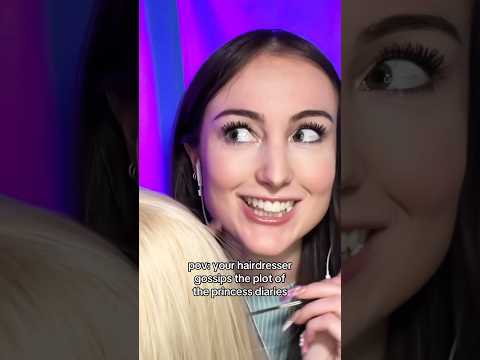 ASMR Hairdresser Gossips the Plot of The Princess Diaries 💖 full video on channel!