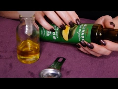 💅🏻Oils 4 Nail Massage | Cuticle Care Recipe | Relaxing ASMR Liquids & Bottles💅🏻