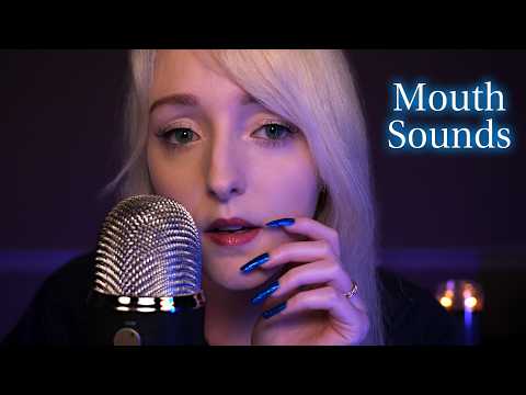 ASMR Close Mouth Sounds ✨Tongue Swirling, Wet, Spoolie Nibbling
