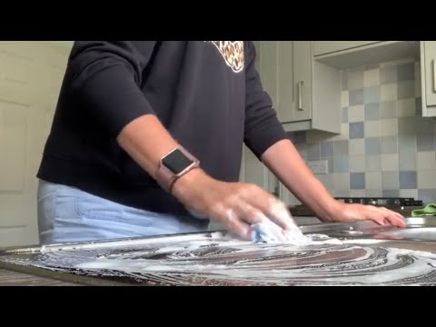 ASMR No Talking House cleaning Spraying, Wiping, Scrubbing