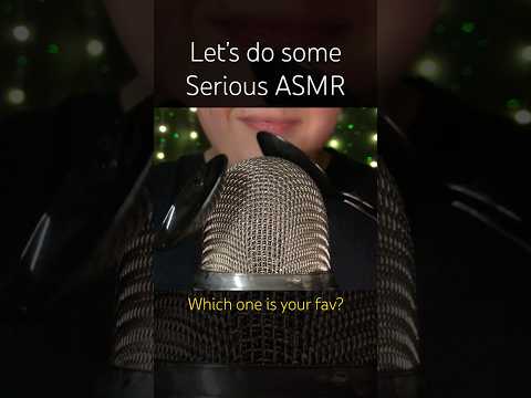 Which Trigger is your fav? 🧡 #asmr