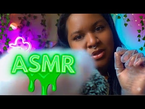 ASMR | AGGRESSIVE SLIME PULLING | Wet MOUTH Sounds