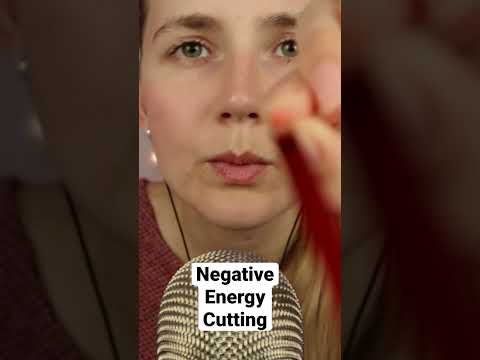 Cutting Your Negative Energy #shorts #asmr