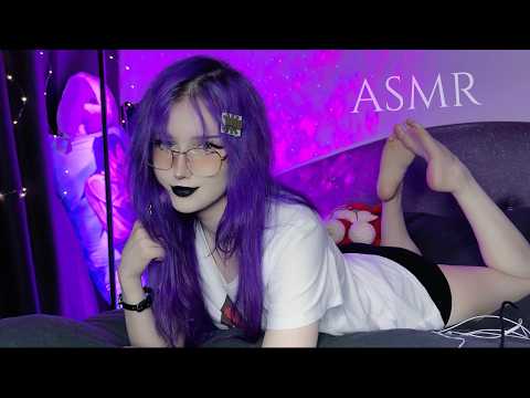 ⋅ ♰ awkward, shy goth girl missed you ASMR ♰ ⋅