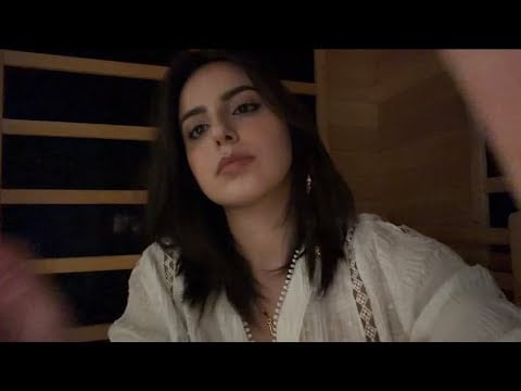 asmr braiding your hair w/ fake nails