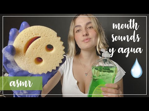 ASMR español - LAVANDO y tú eres el plato! (TOCANDO TU CARITA) - Ale ASMR