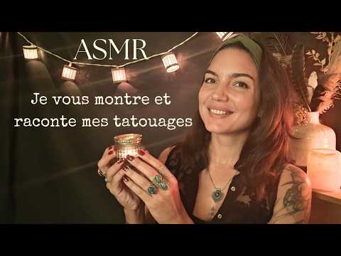 ASMR TATTOO TOUR à la bougie !