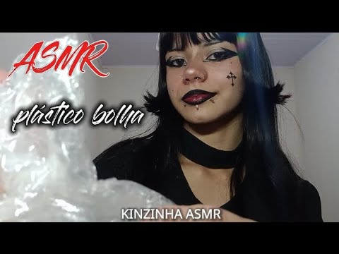 ASMR: SONS DE PLÁSTICO BOLHA + SONS DE BOCA  ₊ 💭 ⊹ ˚