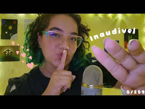 ASMR 1 HORA DE INAUDÍVEL BEM RELAXANTE 🤩💕✨