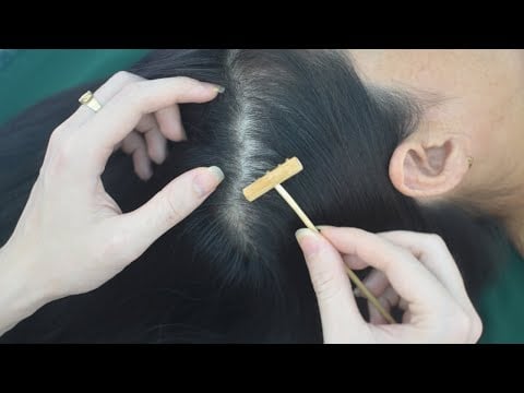 ASMR Sounds Of Scalp Scratching And Hair Parting, No Talking And Tingling For Anxiety Relief