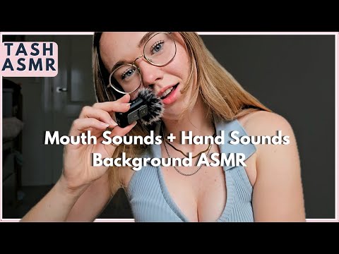 Background ASMR Mouth + Hand Sounds (No Talking) Looped