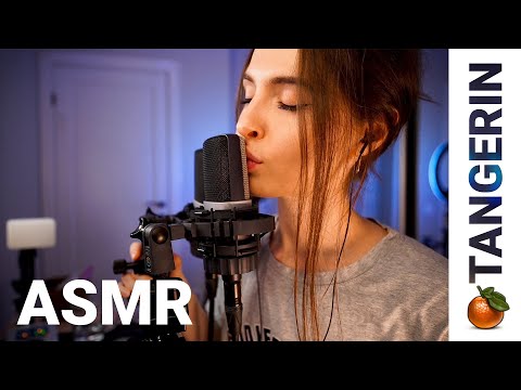 ASMR Ear Kisses / Mouth Sounds / Blowing / Tongue Fluttering | Tangerin