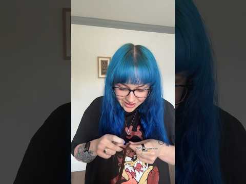 ASMR plaiting your nose hairs😌 full on✅⏰ #shorts #asmrhair #asmrpersonalattention #asmr