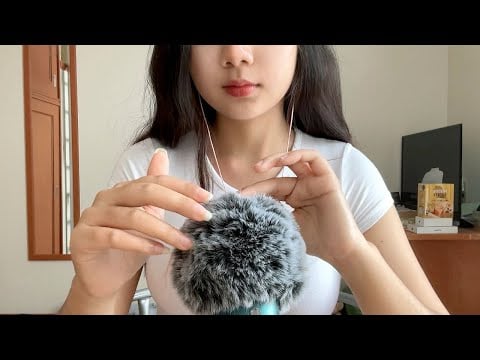 ASMR | ၁၀မိနစ်အတွင်းအိပ်ပျော်စေမယ့် Mic Blowing & Hand Movements🌬️