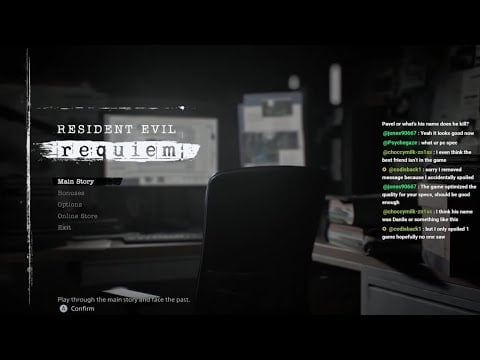 ASMR playing Resident Evil Requiem for the first time (relaxing suffering & gum chewing)