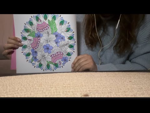 🌙ASMR - 40 min de coloriage 🌙 (No talking)