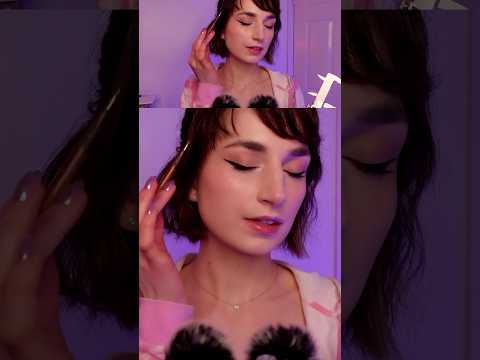 Measuring your face 📏 #ASMR #asmrroleplay #whispering