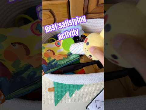 Toy clean up 🧸 new best satisfying activity 😍 #asmr #tidyuptime #satisfying