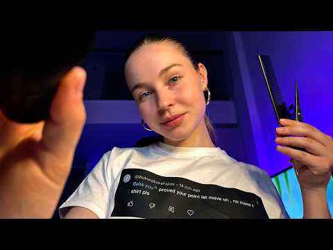 Let Me Do Your Hair in Bed 💆‍♀️ ASMR Hair Wash, Cut & Style