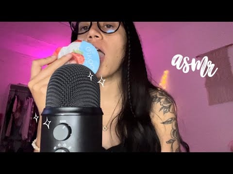 ASMR yogurt con tapita 👅