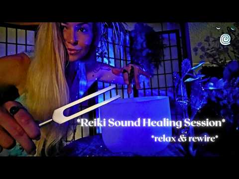 🎶 Reiki Sound Healing for Energy Reset | Biofield Tuning, Tuning Forks & Sound Bowls | ASMR ✨