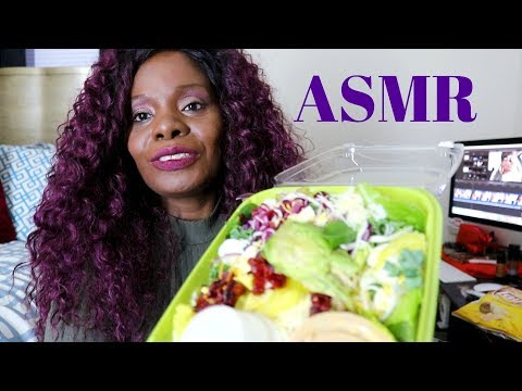 Veggie Platter ASMR Eating Sound/Chit Chat/Apartment Hunting 😥Texas