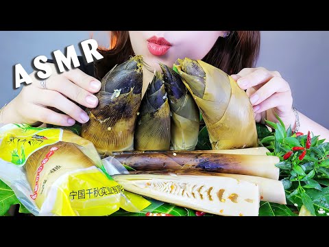 ASMR MĂNG CAY TỪ XUYÊN TO - HUGE BAMBOO SHOOT , EATING SOUNDS | LINH-ASMR