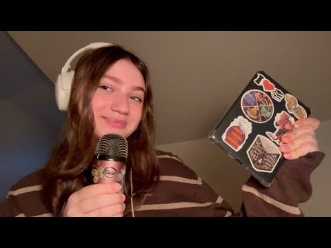 ASMR "facetiming you until you fall asleep" 📜 (Whisper Rambling about my LOVE of Books and Reading)