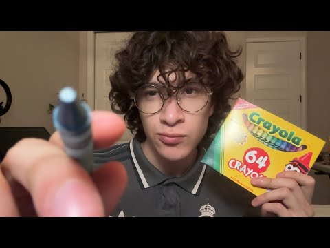 ASMR Doing Your Makeup With Crayons 🖍️💤