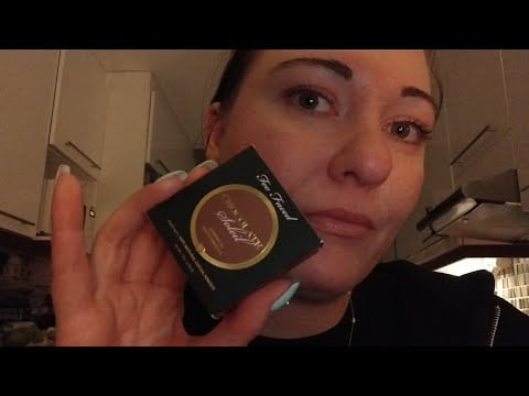 ASMR- Too Faced make up haul 💓 whisper,tapping, tracing