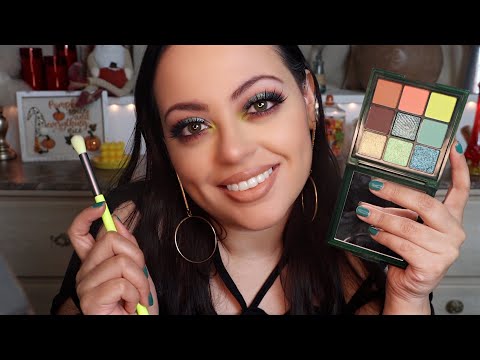 ASMR| Doing My Makeup - Fall Tones (tutorial/grwm) & Channel Shoutouts! Relaxing Makeup Application