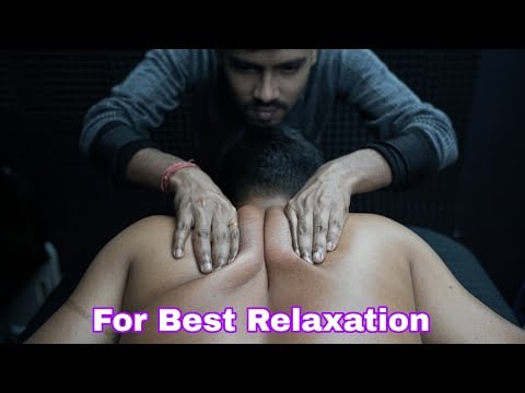 Ultimate Back Massage ASMR: Unwind & Relieve Tension | Indian Back Body Massage & Leg Massage ASMR