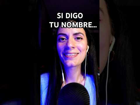 SI ADIVINO TU NOMBRE … #asmr #shorts