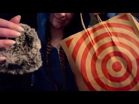 ASMR Target Haul 🛒❤️ (whisper ramble & fluffy mic scratching)