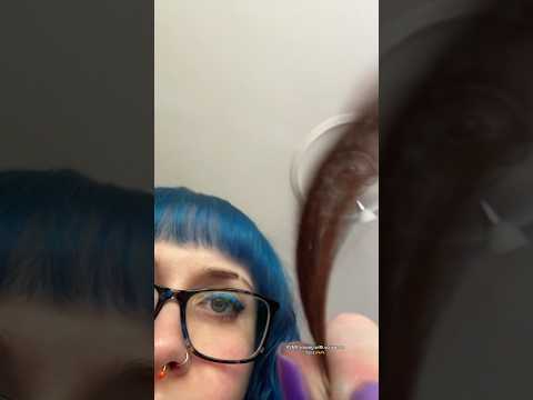 ASMR playing with your nose hairs 🫶 #shorts #asmr