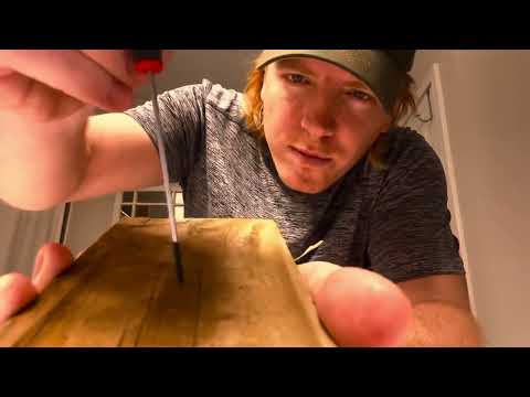 1 Minute ASMR - Wood Tapping - Custom Video For Triston