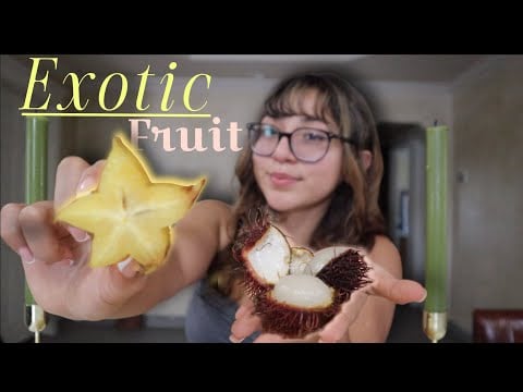 [ASMR] Trying Exotic Fruit 🍽️ 