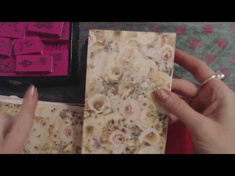 ASMR ~ Handmade Valentines ~ Stamping / Stickers