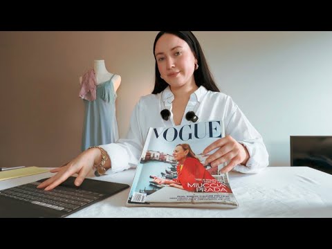 ASMR Personal Style Consultation 👗 Finding Your Aesthetic (Magazine Flipping, Typing)